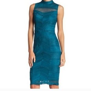 Bebe  Lace Mock Midi